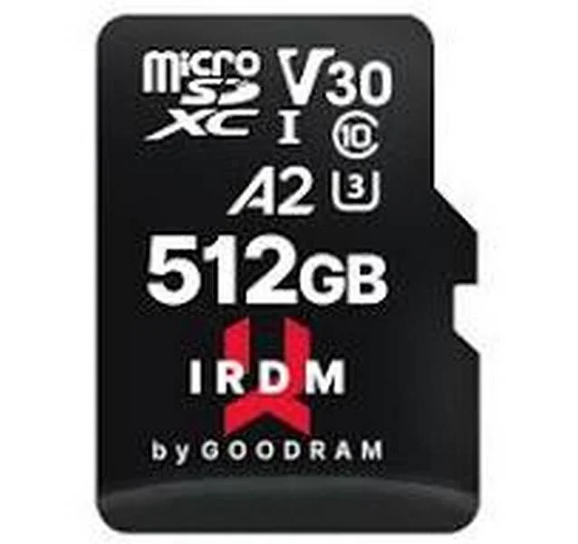Cart&atilde;o de mem&oacute;ria Goodram microSD IRDM 512GB UHS