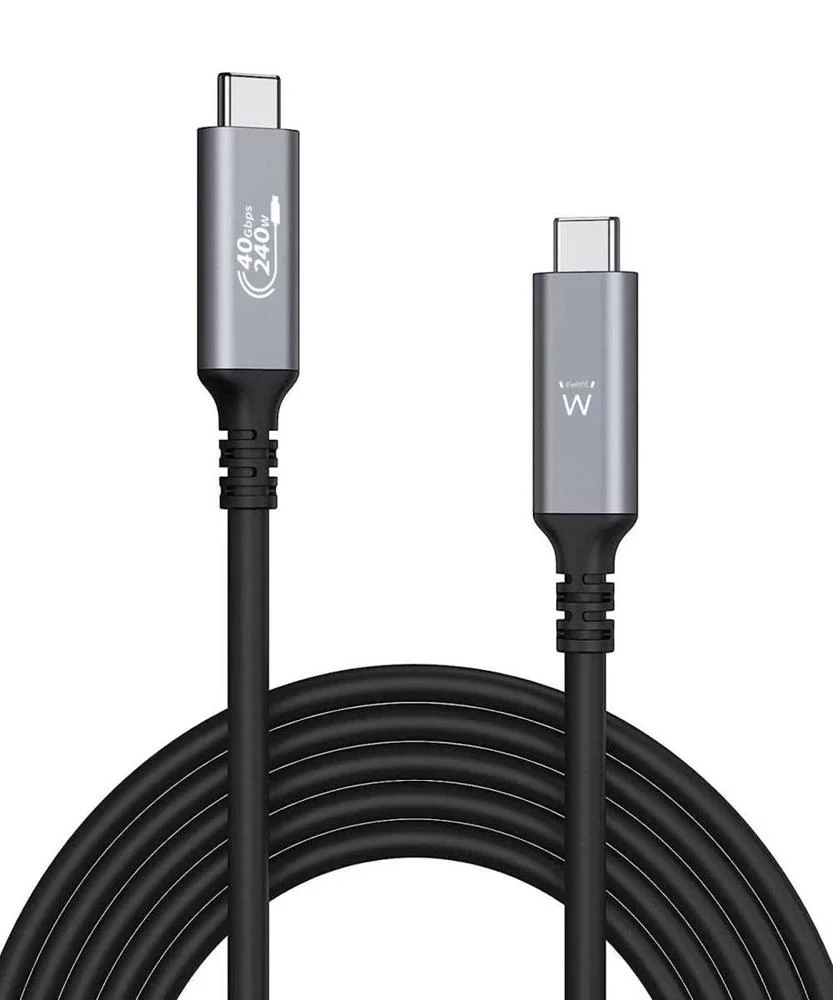 Ewent Ec1070 Cable Usb 1 M Usb4 Gen 3x2 Usb C Neg.