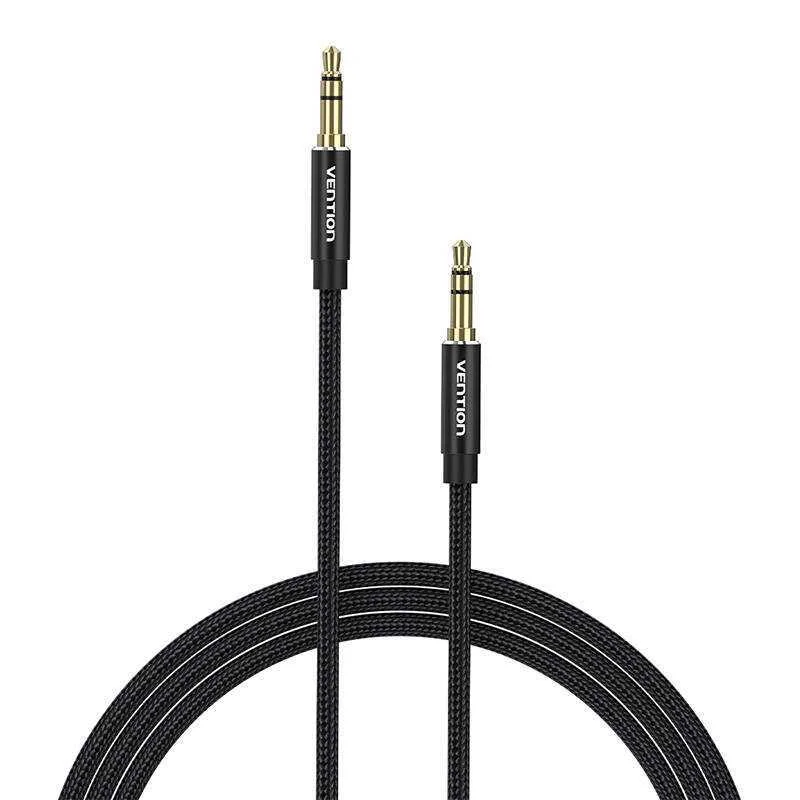 Cabo &Aacute;udio Mini Jack 3,5mm Vention Preto