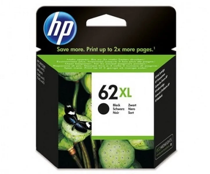 HP TINTEIRO ORIGINAL 62XL PRETO DE ELEVADO RENDIM.