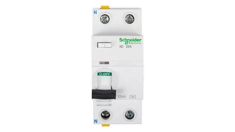 Schneider Electric Residual Current Circuit Breaker Acti9 Iid-25-2-30-Ac 25a 2-Pole 30ma Ac Type  A9