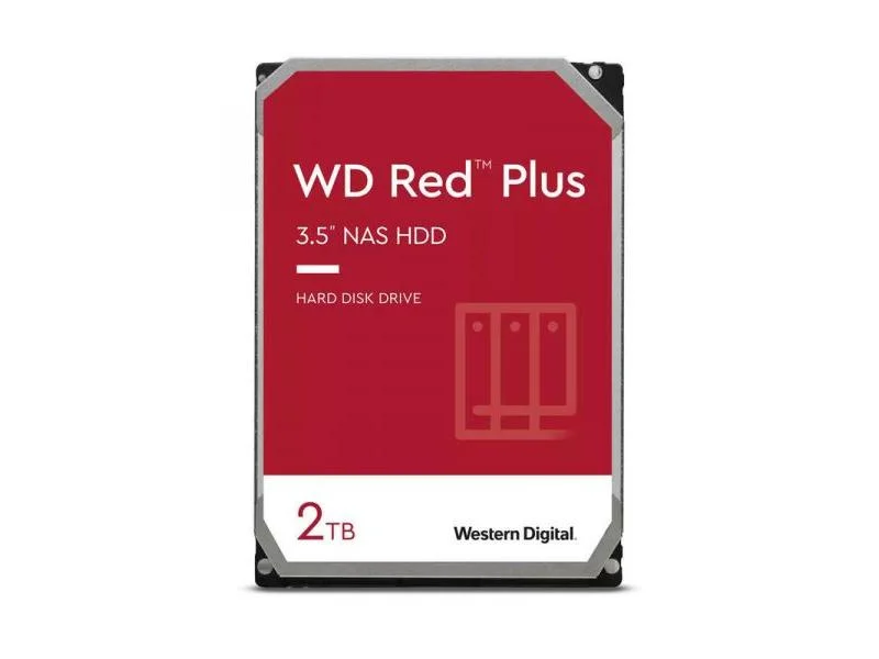 Disco 3.5 2tb Wd Red Plus 128mb Sata 6gb/S 5400rpm
