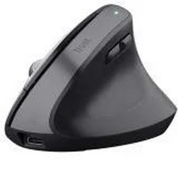 Rato Ergon&oacute;mico Wireless/Bluetooth &Oacute;tico Bayo+ 2400dpi Preto - Trust