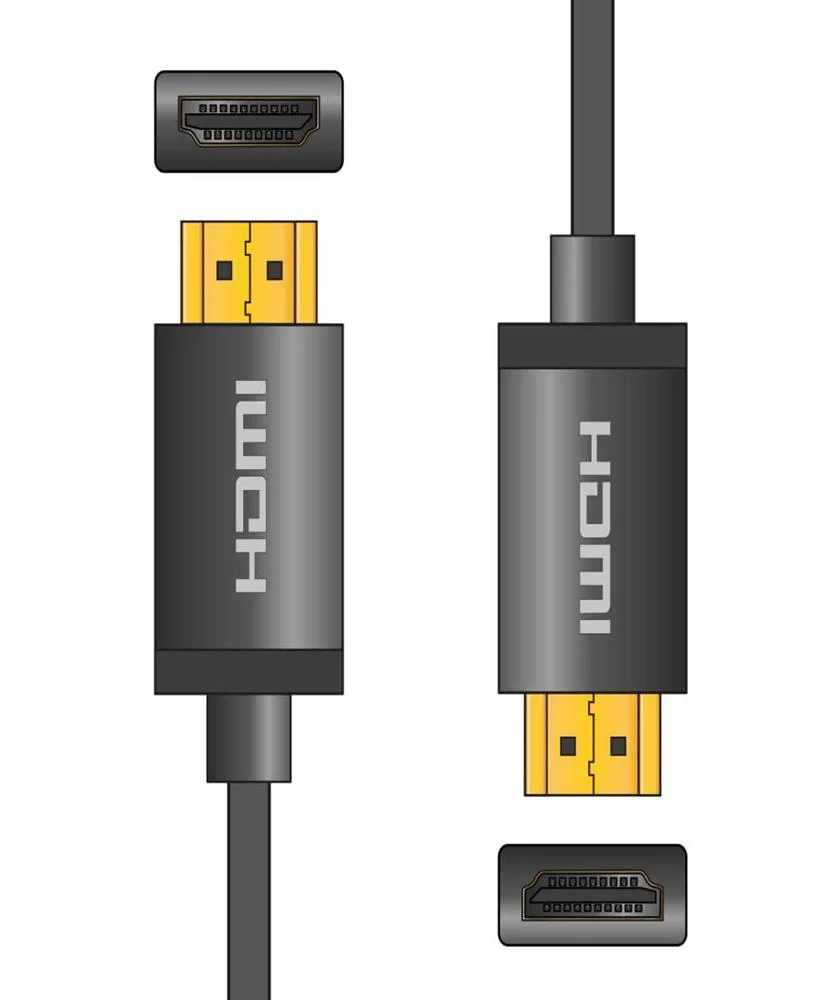 Cabos Hdmi 4k Premium com Cabe&ccedil;otes de Alum&iacute;nio