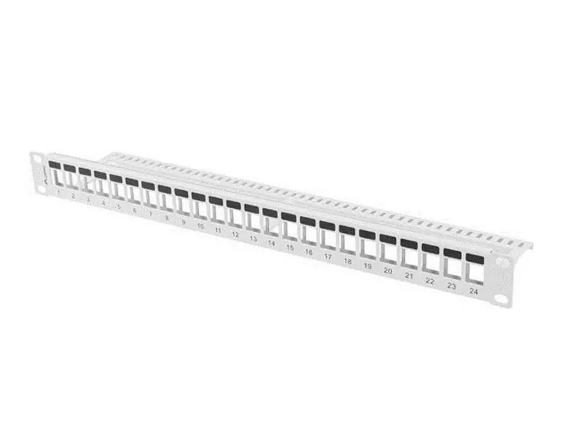 Patch Panel Lanberg 24 Puertos 1u Rack 19 para Mo.