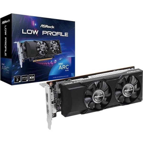 Placa Gr&aacute;fica Arc A310 Low Profile Intel 4GB GDDR.
