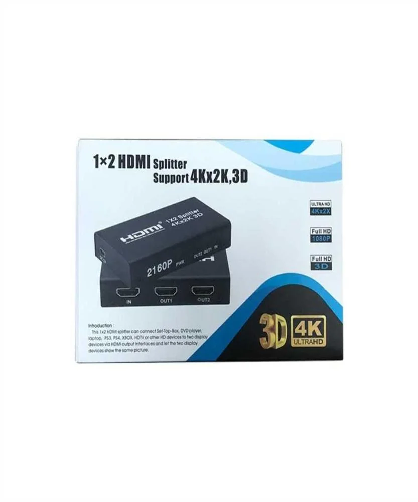 Repartidor HDMI 2 Sa&iacute;das 4K, 2K e 3D
