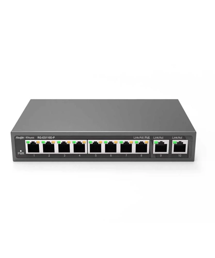 Ruijie Networks Rg-Es110d-P Switch de Rede N&atilde;o-Ge.
