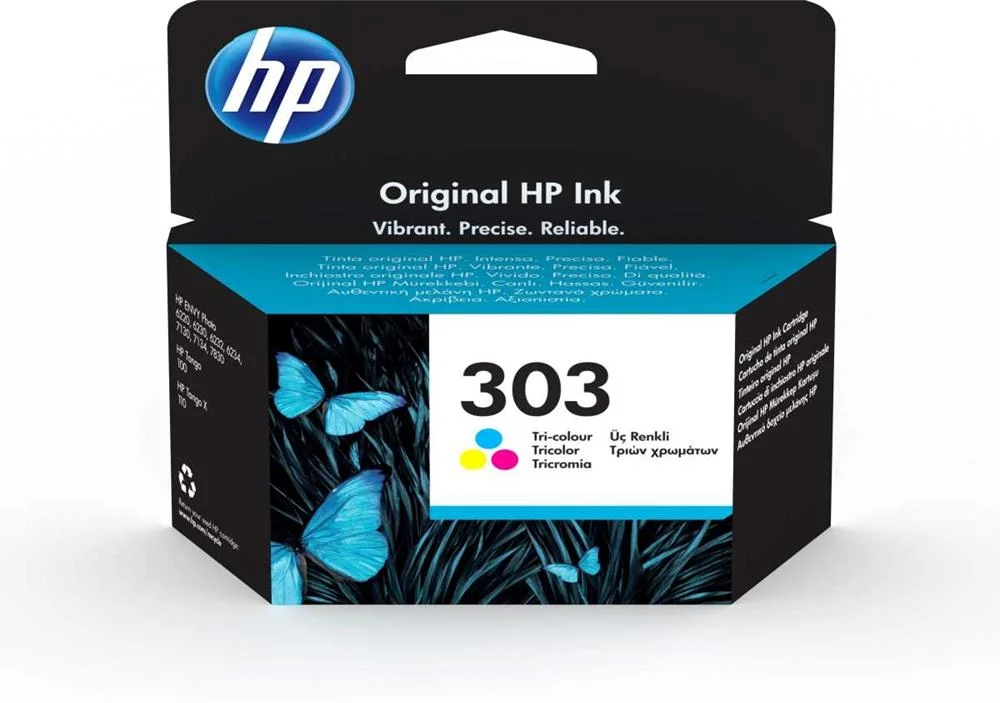 HP TINTEIRO ORIGINAL 303 (TRICOLOR)