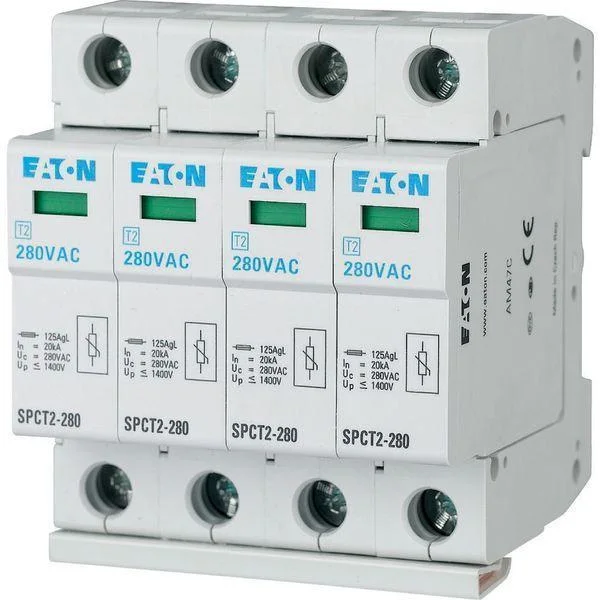 Limitador de sobretens&atilde;o; Tipo 2; Polos: 4; 40kA; 280VAC; -40&divide;70&deg;C
