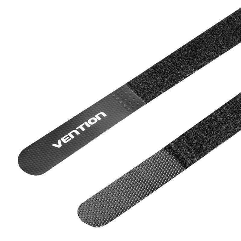 Velcro Tape, Cable Organizer Vention Kaob0 (Black)