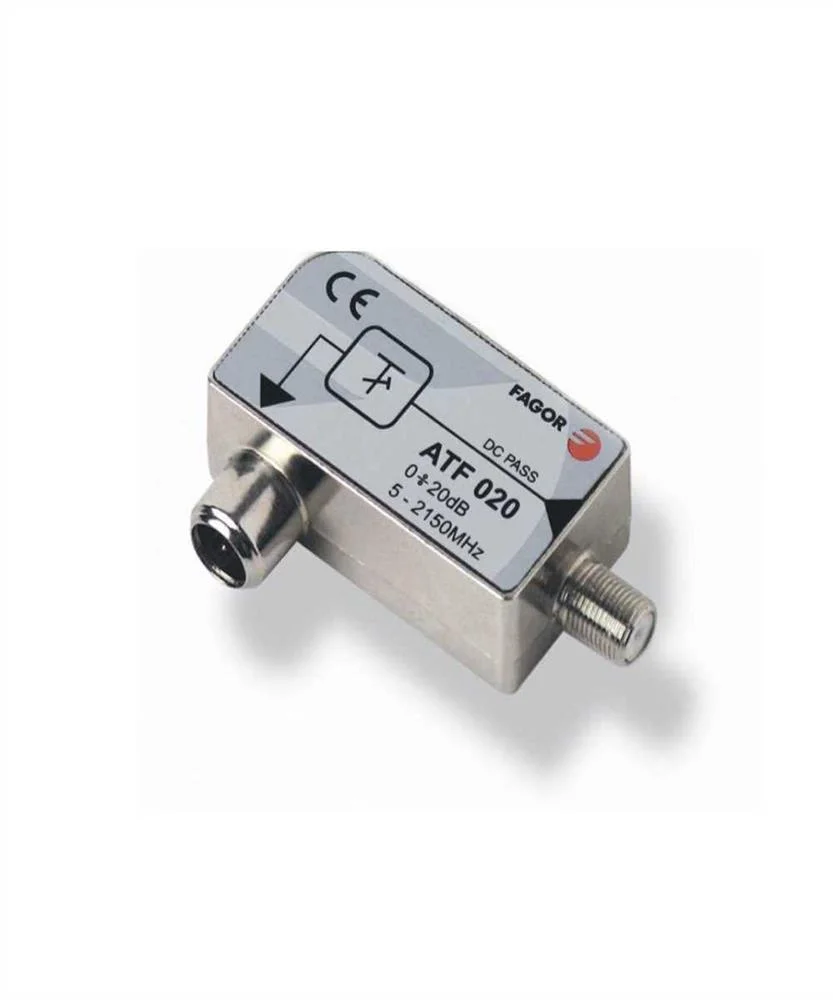 Atenuador Blindado,Ajust&aacute;vel de 0 a 20 Db, Dc Pass - Atf020