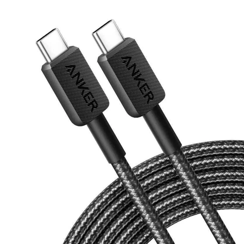 Cabo Usb-C Anker 322 60w 0.9m Preto