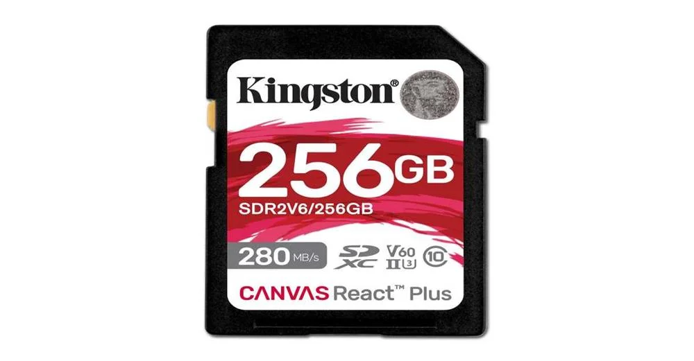 KINGSTON TECHNOLOGY CANVAS REACT PLUS 256 GB SDXC.