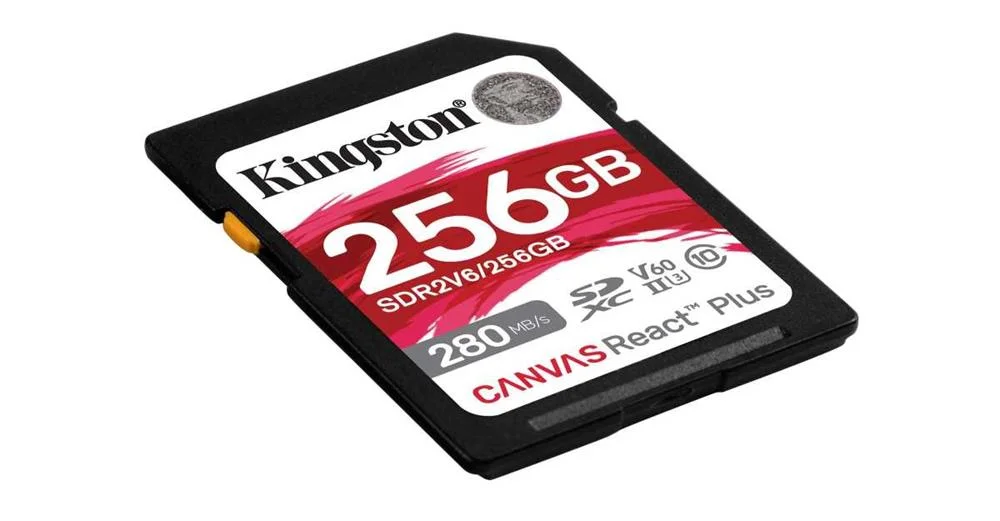 KINGSTON TECHNOLOGY CANVAS REACT PLUS 256 GB SDXC.
