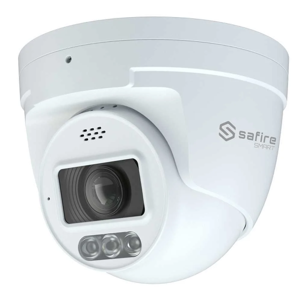 Safire Smart - C&acirc;mara Turret Ip Gama I1 com Dissuas&atilde;o Ativa - Resolu&ccedil;&atilde;o 8 Megapixel (3840x2160) - Le