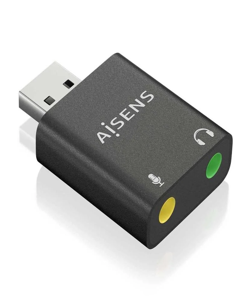 Tarjeta de Sonido Aisens A106-0768/ Usb Macho - 2.