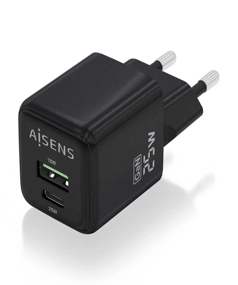 Aisens Asch-25w2p015-Bk Carregador de Dispositivo.