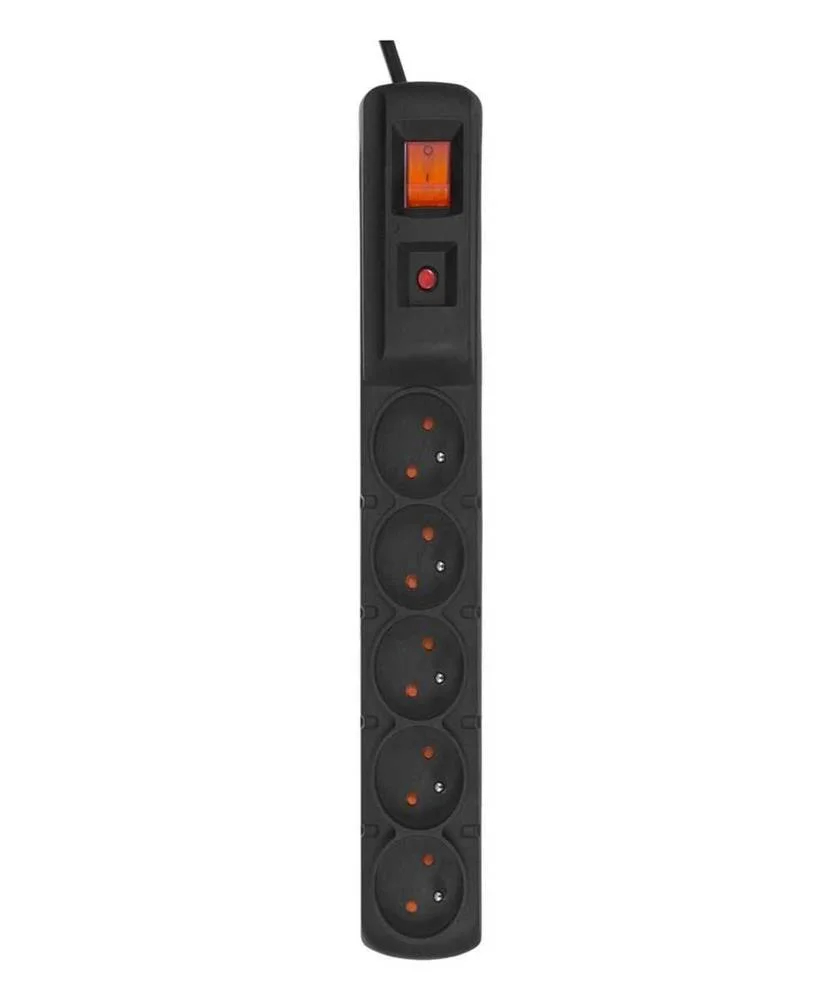 Extens&atilde;o com 5 Tomadas com Interruptor HSK Data A.