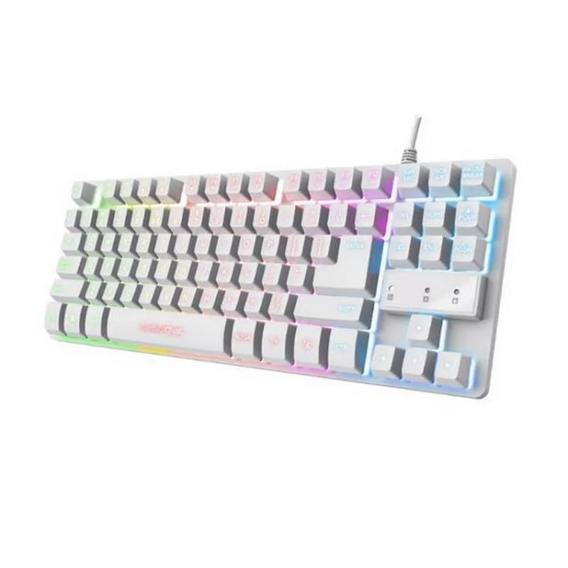 TRUST TECLADO GAMING GXT833 THADO RGB METAL COMPA.