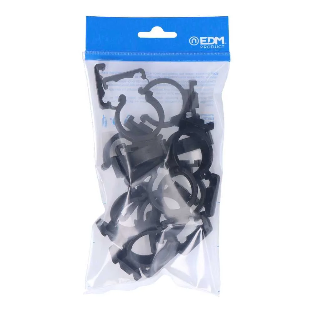 Pack 10 Abra&ccedil;adeiras M-32 Nylon Preta