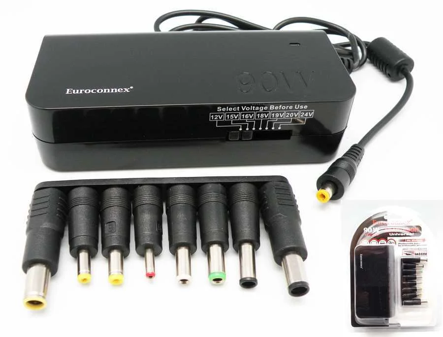 Carregador Universal 90w. 12 - 24v + Usb 2a