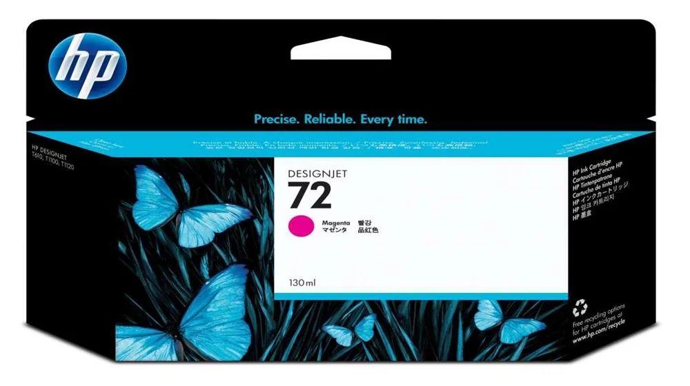 Hp Tinteiro 72 Magenta de 130 Ml