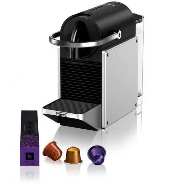 M&aacute;quina de Caf&eacute; C&aacute;psulas DeLonghi Pixie Cinzento