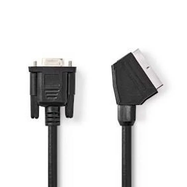 Cable Scart-Vga | Scart Macho - Vga Hembra | 2,0 .