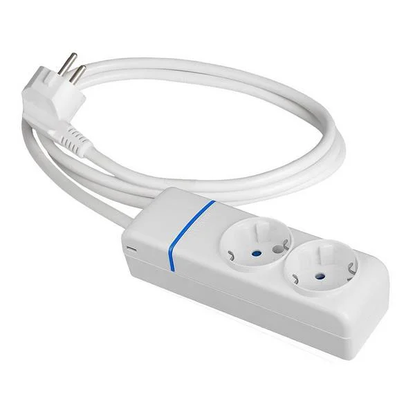 Extens&atilde;o com 2 Tomadas 2p+T. 16a 250v Solera