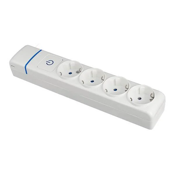 Extens&atilde;o com 4 Tomadas 2p+T, 16a 250v com Interru.