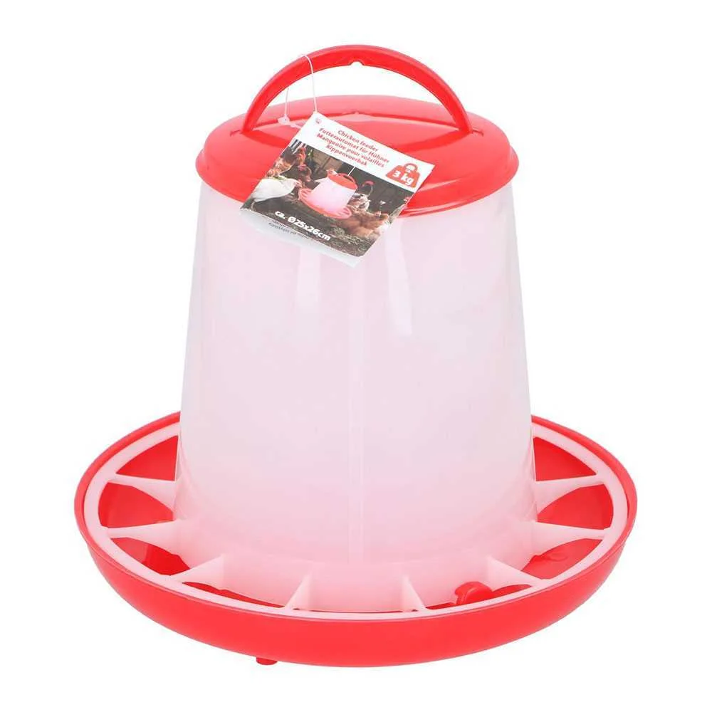 Comedouro para Aves 3kg &Oslash;25x26cm Pet Food