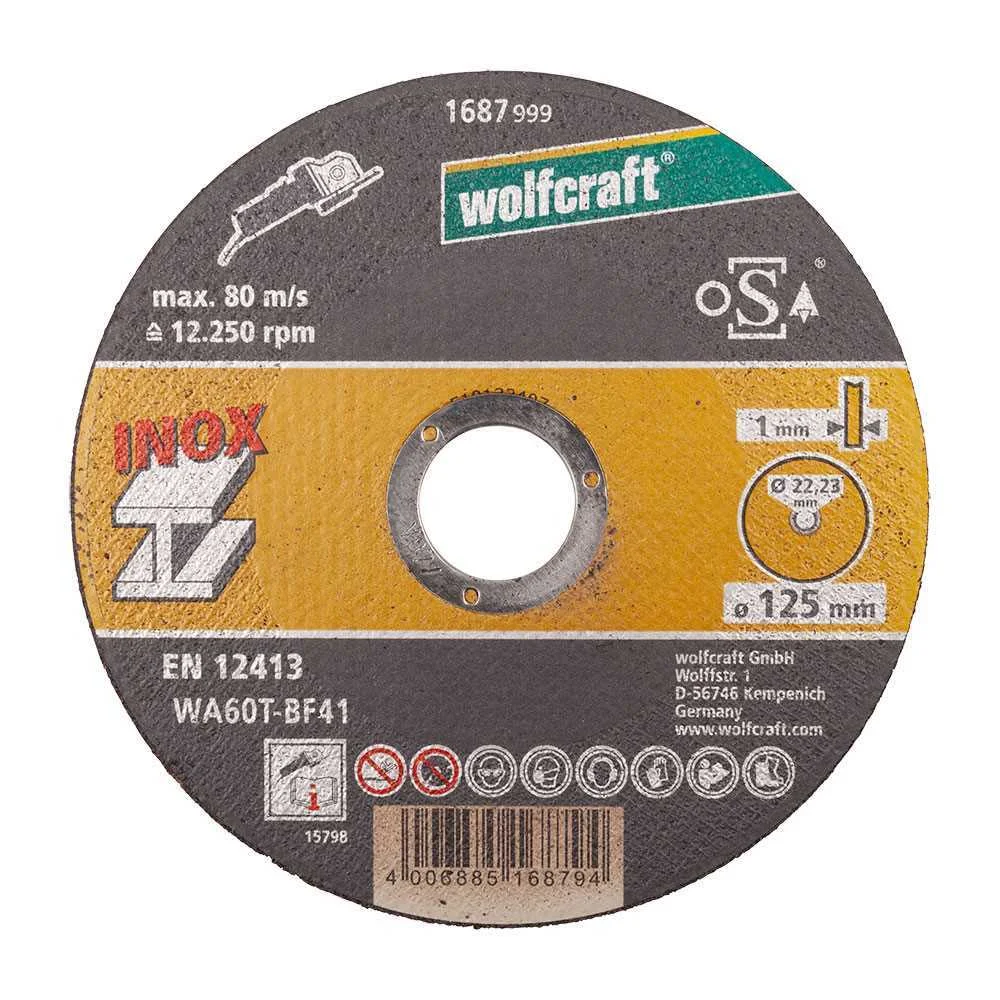 Discos de Corte Inox &Oslash;125x1.0x22.2mm