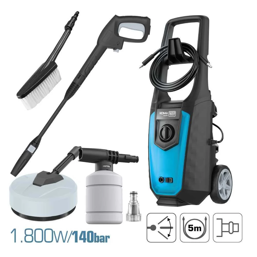 M&aacute;quina de Lavar a Alta Press&atilde;o 1.800w 140 Bar Ko.