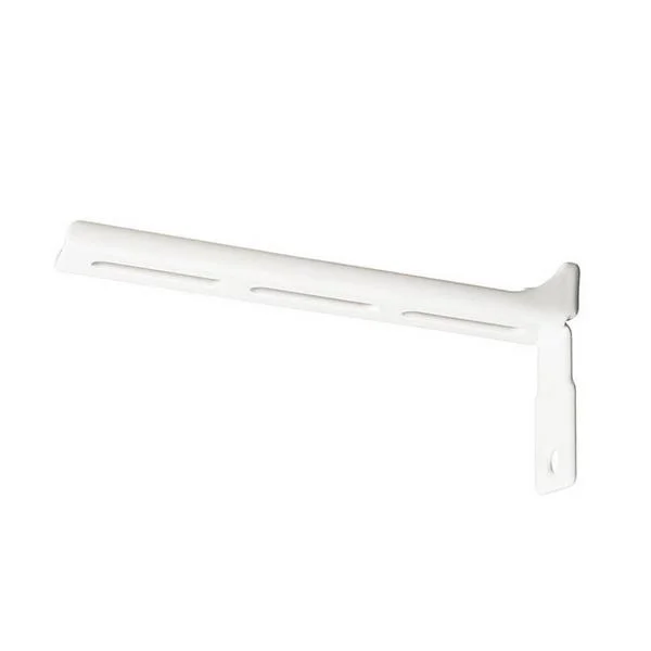 Suporte Central para Calha Refor&ccedil;ada Branco 1un.