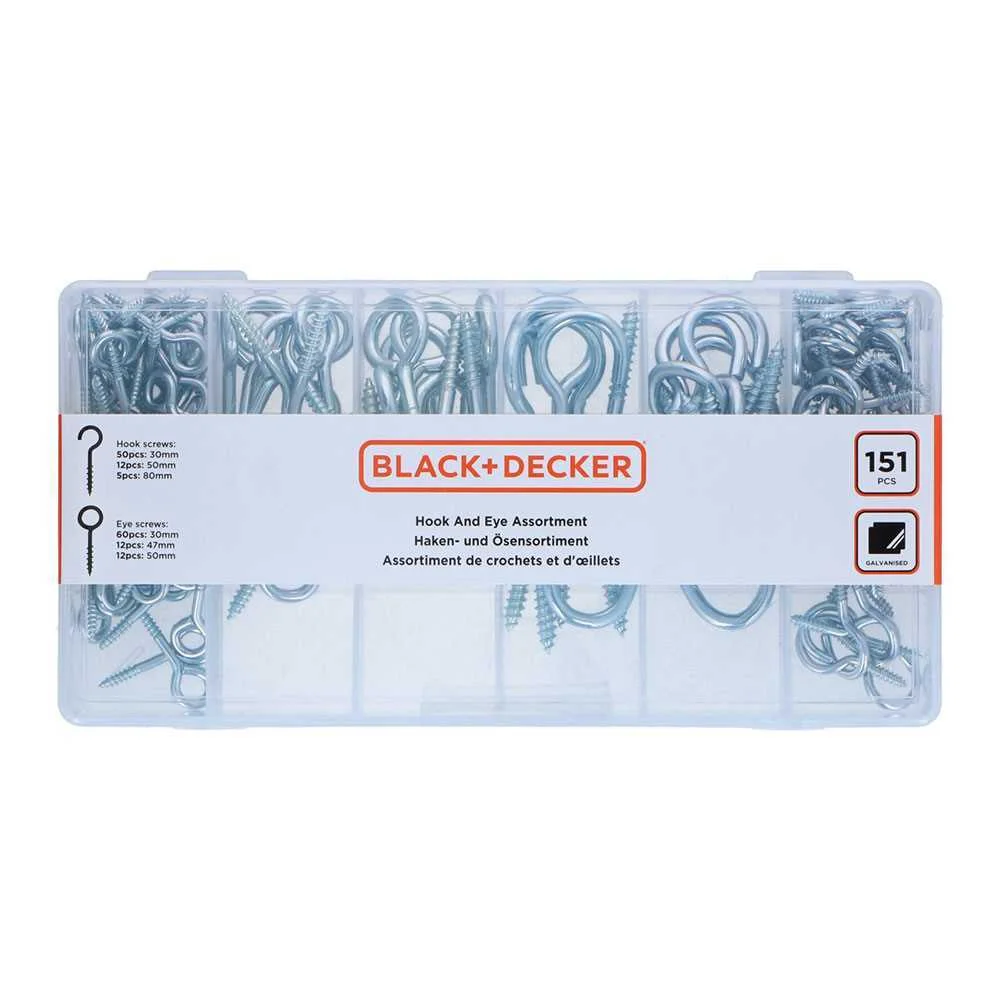 Sortido Camar&otilde;es 151 Pe&ccedil;as St Black+Decker
