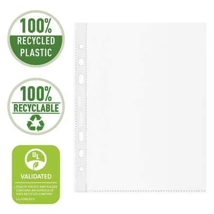 Caja 100 Fundas Polipropileno Multitaladro Reforz.