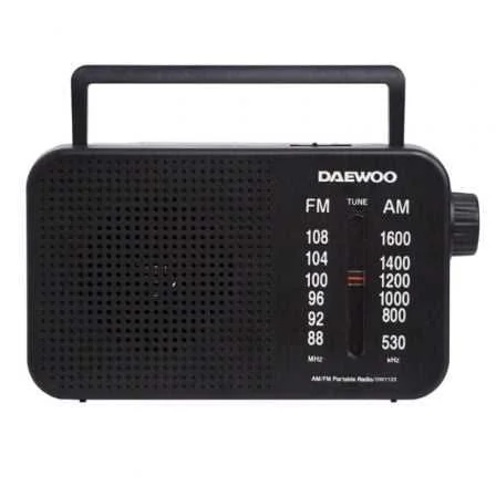 Radio Port&aacute;til Daewoo Dw1123/ Negra