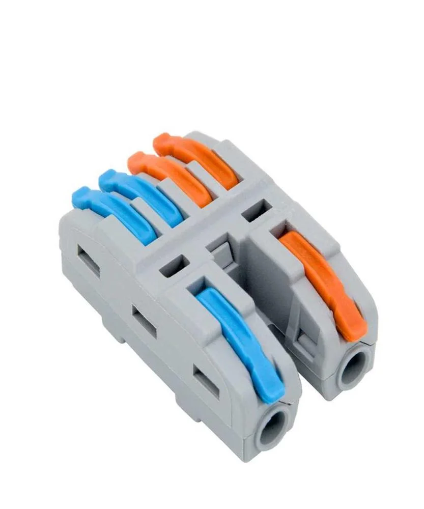Ligador R&aacute;pido de Conex&atilde;o Dupla 1x2 em Linha