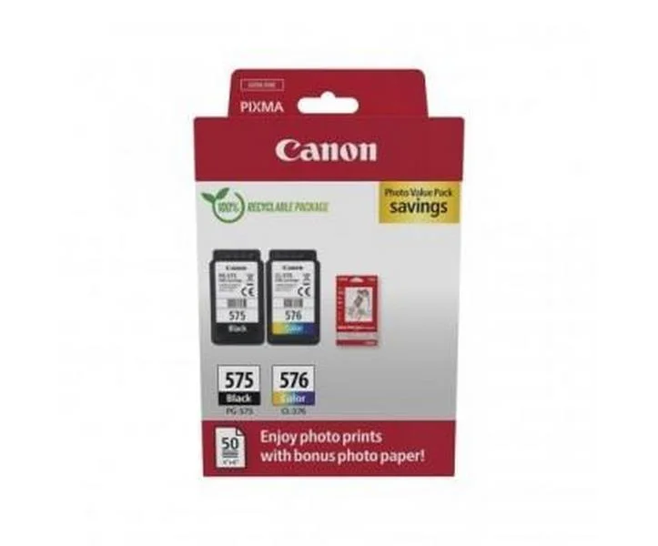 Pacote fotogr&aacute;fico Canon PG-575 / CL-576a