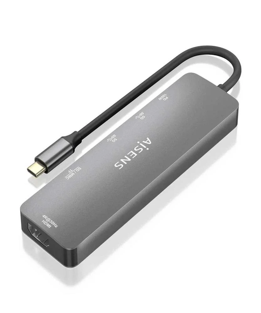 Docking Usb Tipo-C Aisens Asuc-6p016-Gr/ 1xhdmi/ .