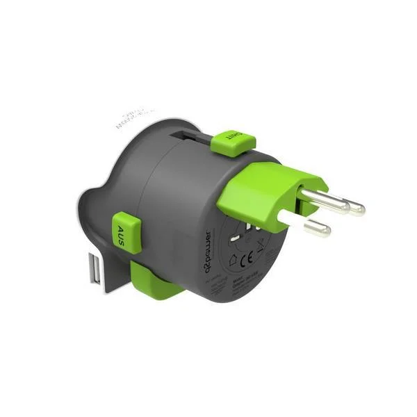 Adaptador de viagem - Tomada + USB