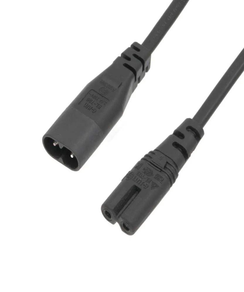 Extens&atilde;o para Iec C7 a C8, 1m