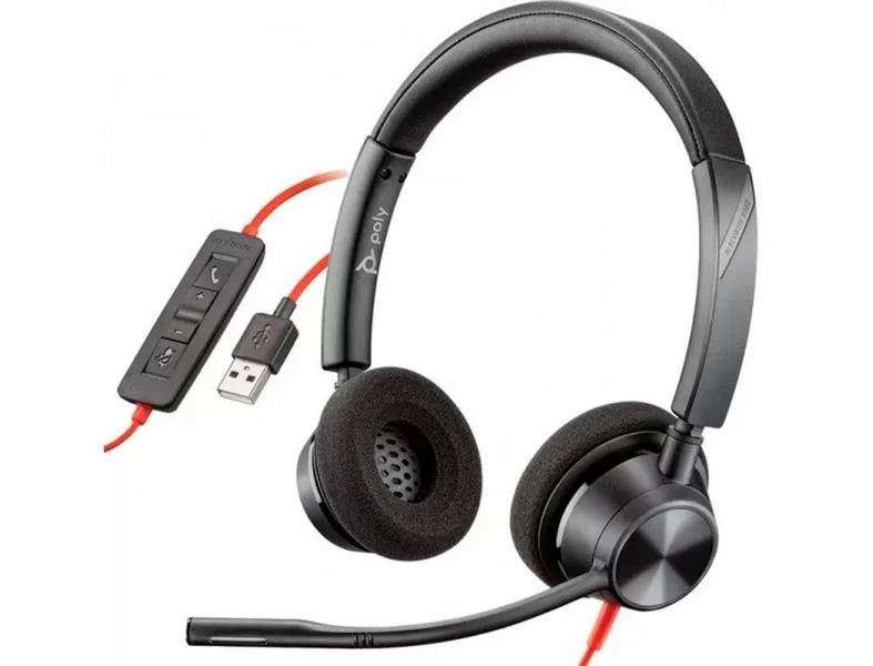 Auscultadores USB-C Poly Blackwire 3320