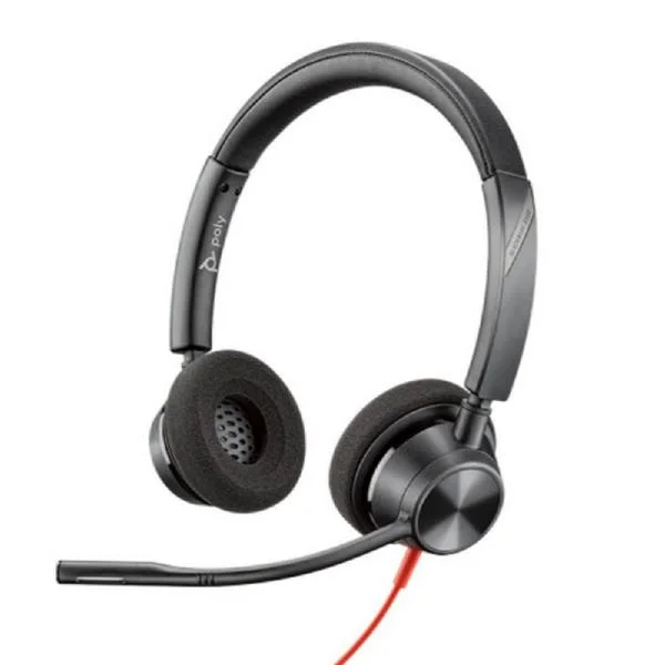 Auscultadores USB-C Poly Blackwire 3320