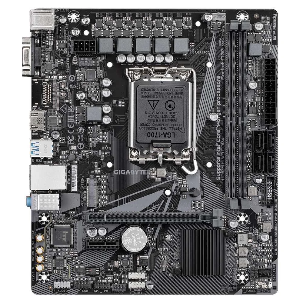 Gigabyte H610m H V3 Ddr4 Motherboard Intel H610 E.