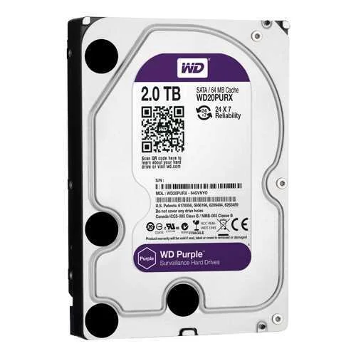 Disco R&iacute;gido - Capacidade 2 Tb - Int&eacute;rfase Sata 6.