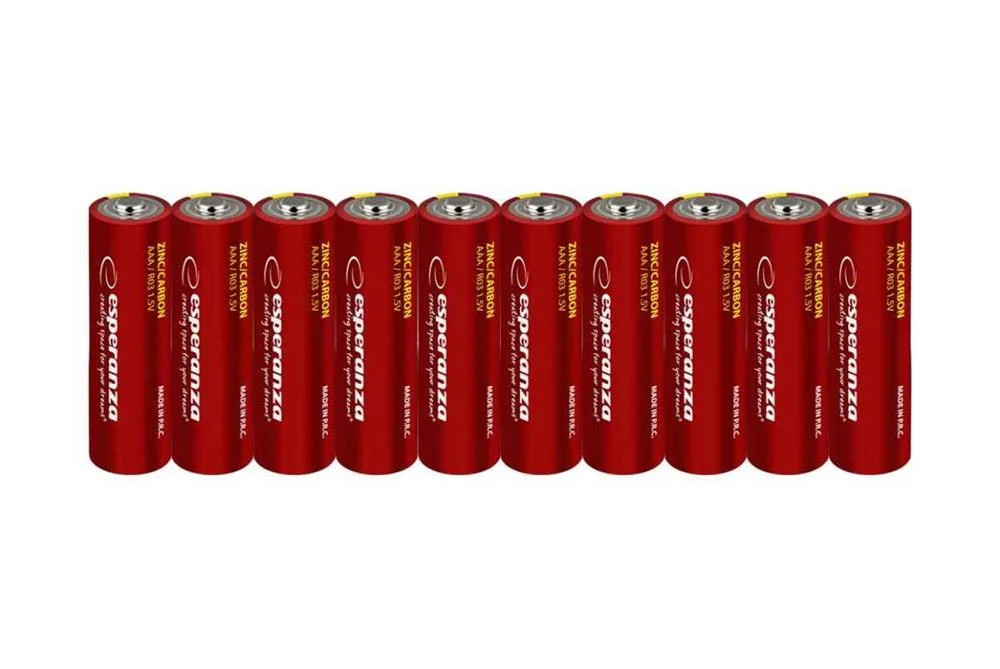 Esperanza Carbon-Zinc Batteries AAA 10pcs.