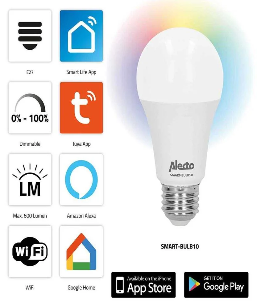 Smart-Bulb10 L&aacute;mpara LED Inteligente de Color Con.
