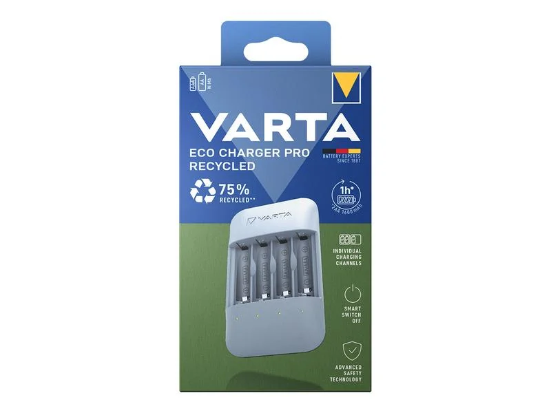 Carregador para Pilhas Varta Eco Charger Pro Recyc